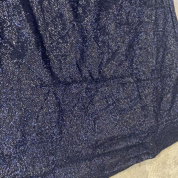 Rachel Zoe Jumpsuit Womens 8 Blue Sparkle Sleeveless‎ Wide Leg Party Sleeveless - Picture 12 of 14